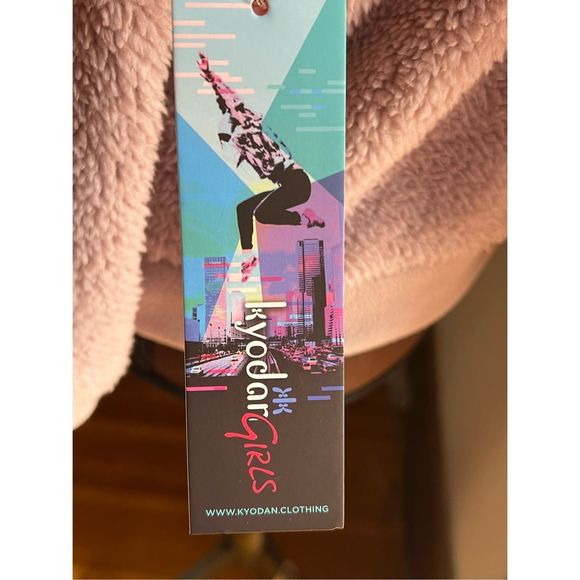 Kyodan Girls Sherpa Jacket full zip hoodie - Picture 8 of 9